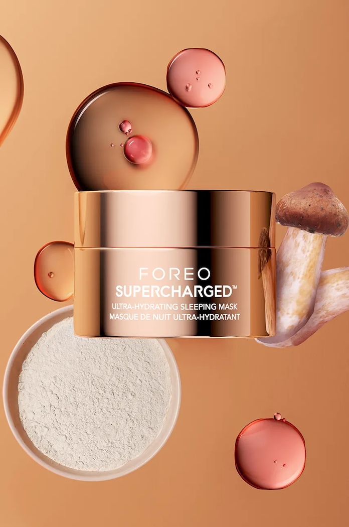 Nočna gel maska FOREO SUPERCHARGED Ultra-Hydrating Sleeping Mask 75 ml F0880 pisana