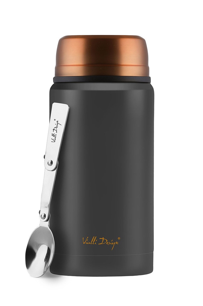 Obědová termoska Vialli Design žlutá 8173