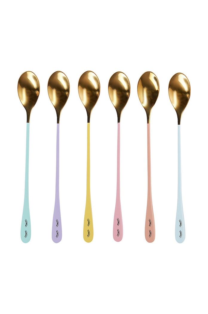 Miss Etoile sada lžiček na latte (6-pack) vícebarevná 4970701