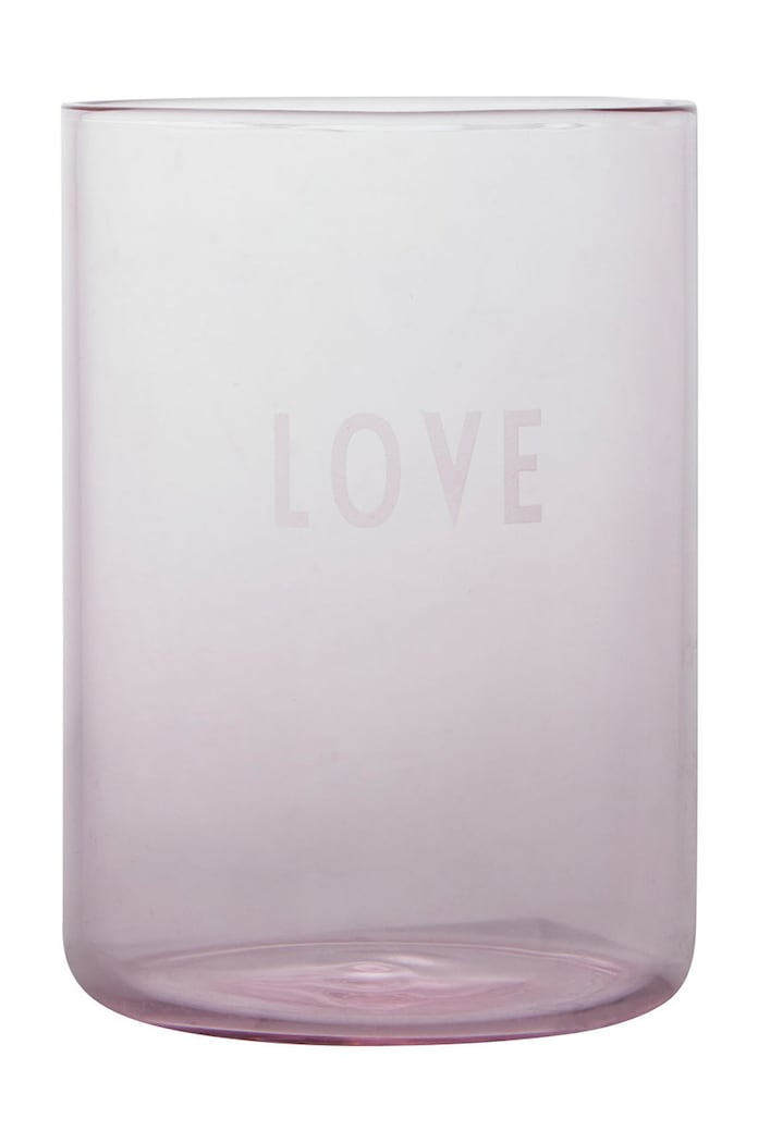 Sklenka Design Letters 250 ml růžová 10106000ROSELOVE