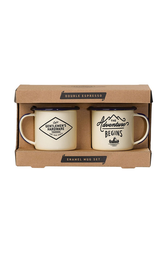 Kempingový espresso set Gentlemen's Hardware 150 ml (2-pack) GEN083 béžová AA00