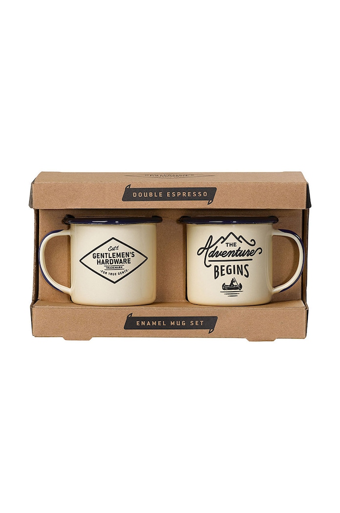 Kempingový espresso set Gentlemen's Hardware 150 ml (2-pack) GEN083 béžová AA00