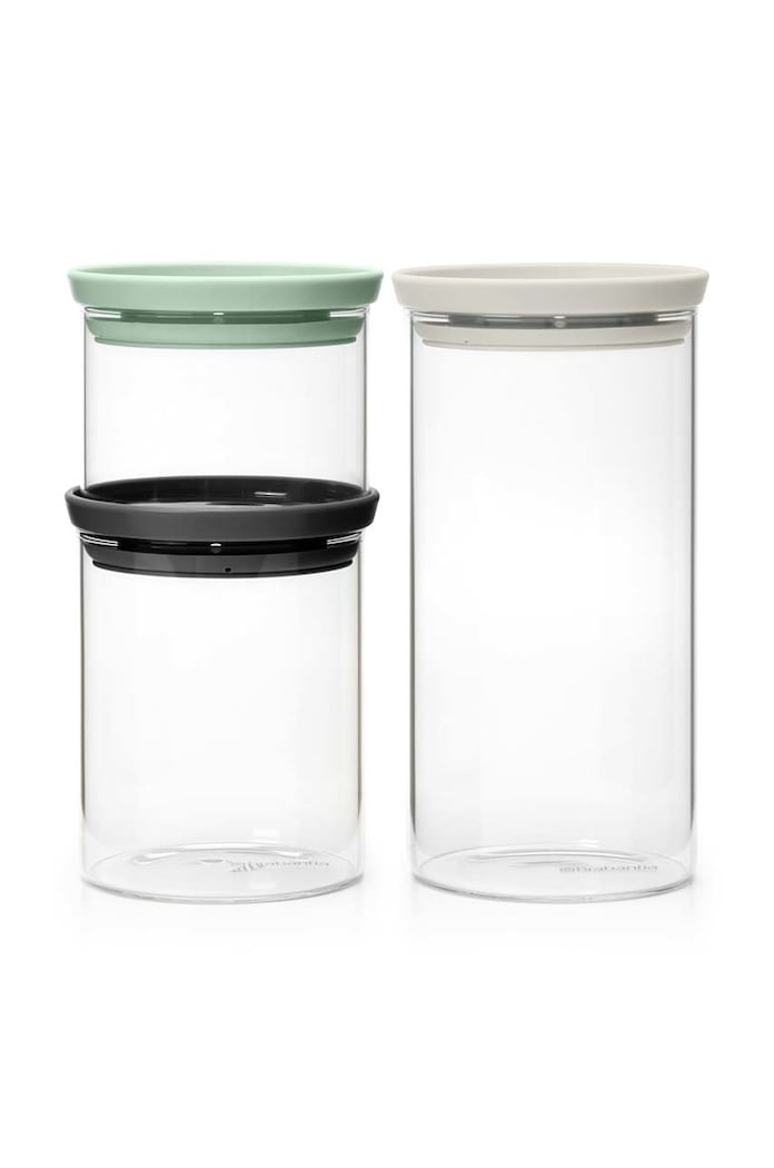Brabantia komplet posod za shranjevanje (3-pack) pisana 100550