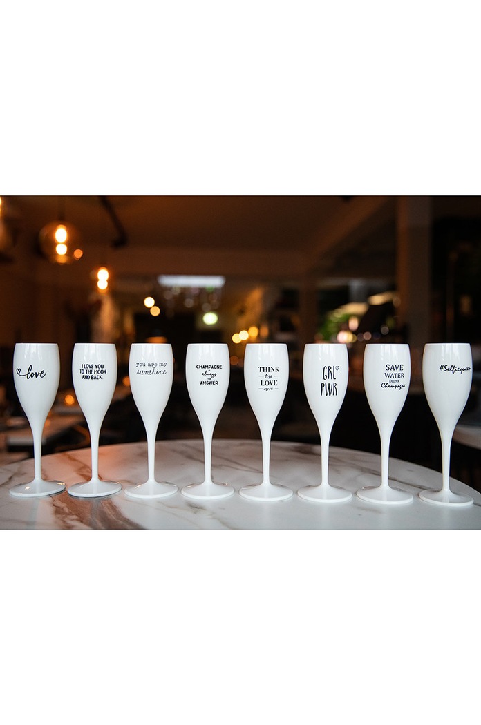 Koziol Set čaša za šampanjac Koziol Superglas 100ml 6-pack 3438525