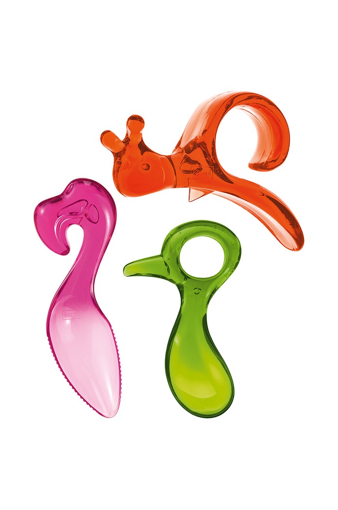 Koziol sada škrabek na ovoce (3-pack) vícebarevná 3734480