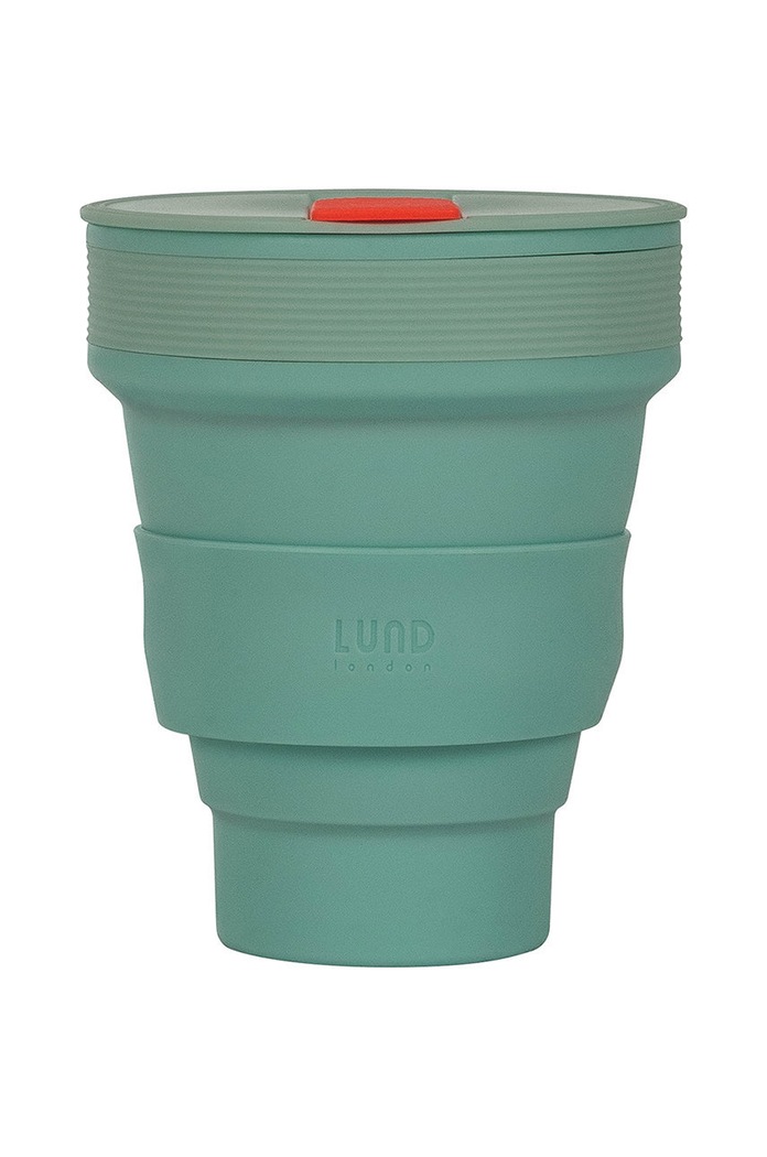 Lund London ceașcă pliabilă Collapsible Cup turcoaz 7434