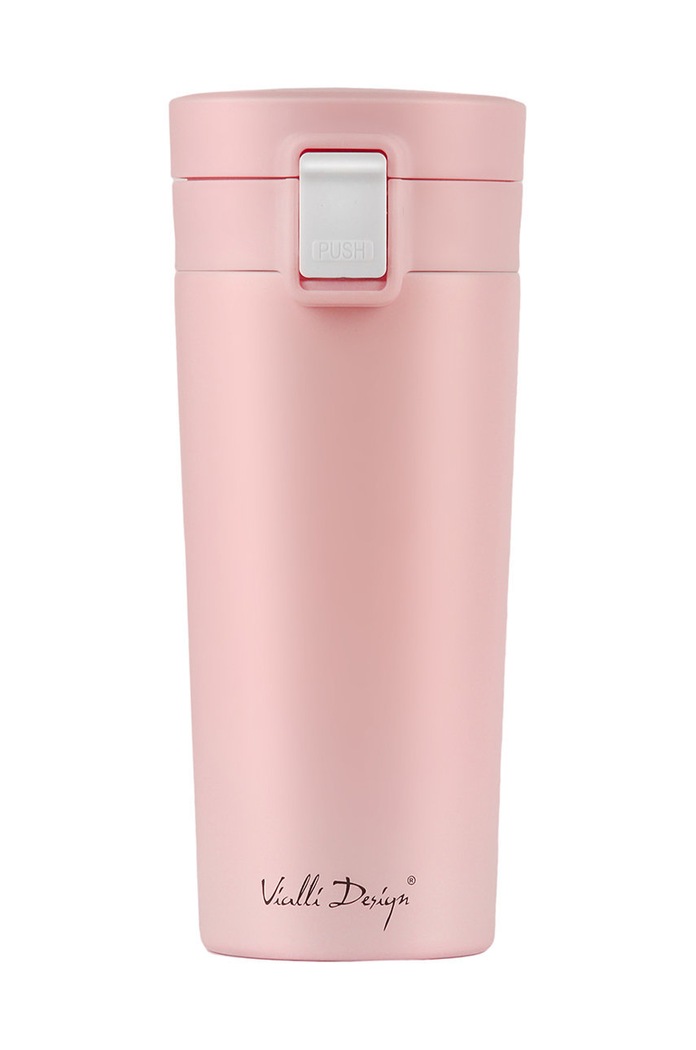 Vialli Design Ισοθερμική κούπα Fuoria 400 ml ροζ 7688.