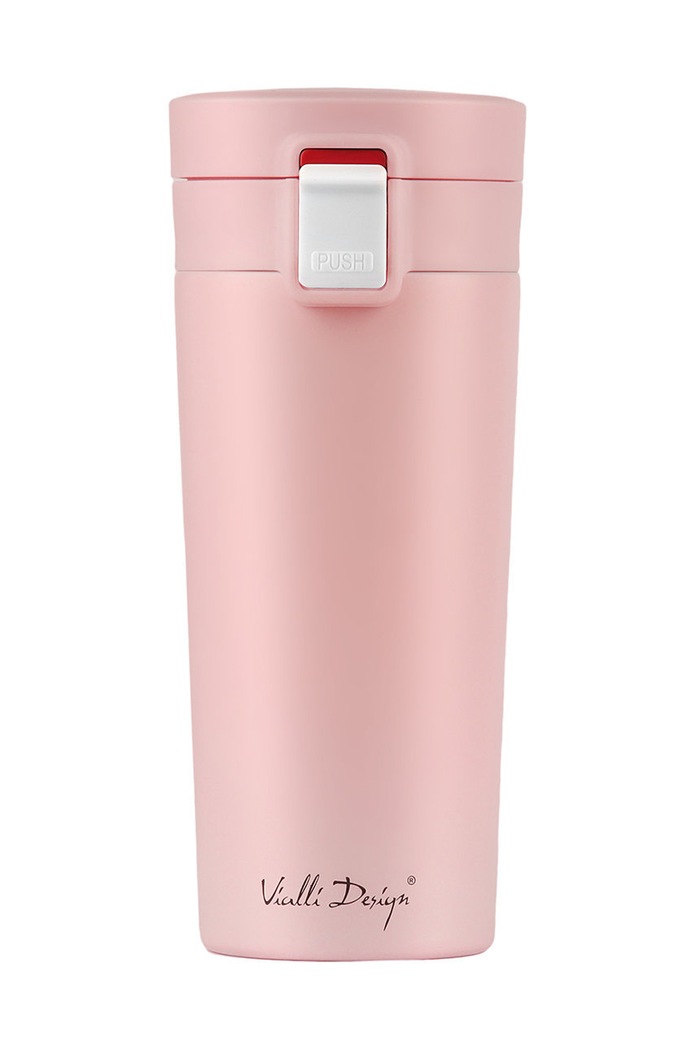 Vialli Design Ισοθερμική κούπα Fuoria 400 ml 7688. ροζ AA00