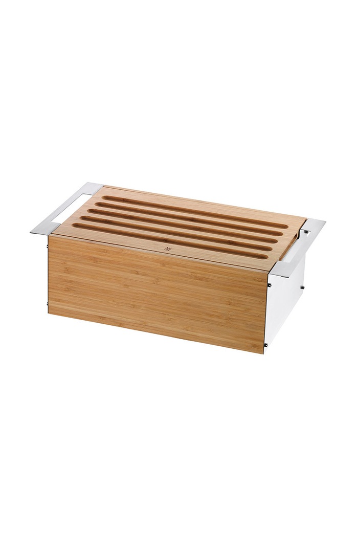 WMF chlebník s prkénkem Gourmet šedá 634466040