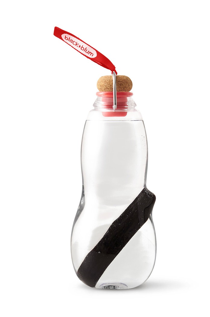 Black and Blum butelka na wodę z filtrem z węglowym EAU GOOD 0,8 L czerwony EG004