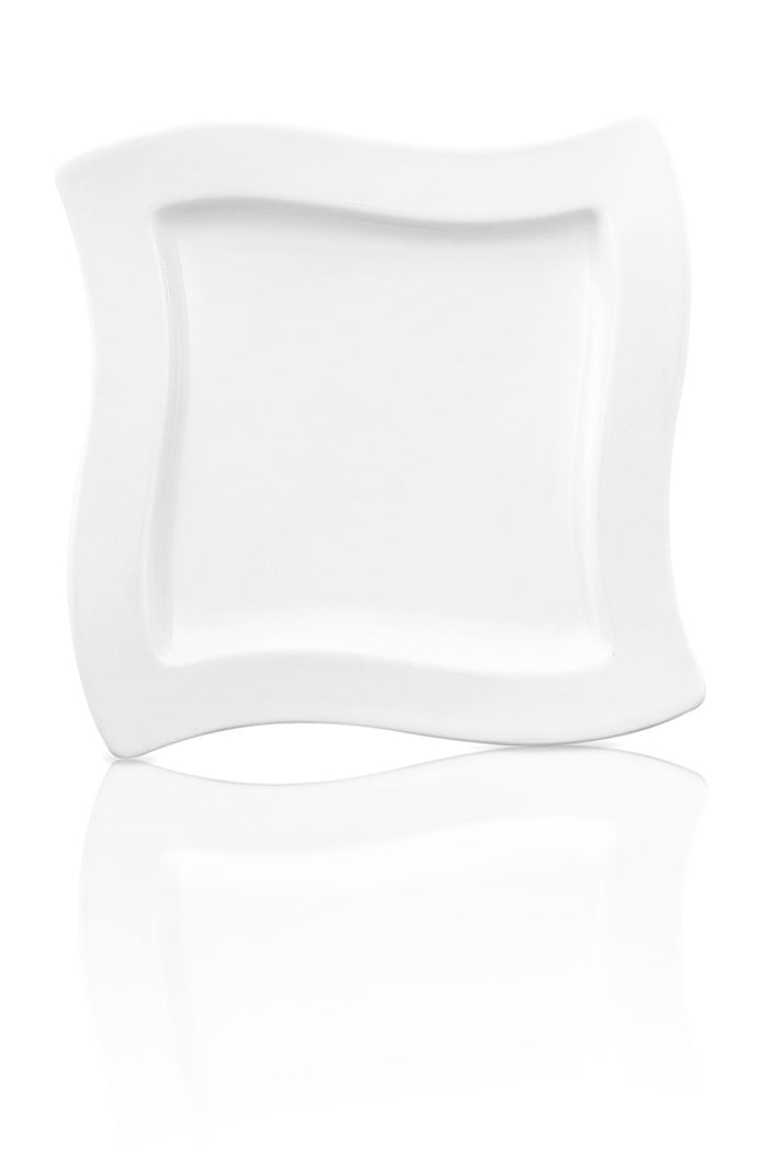 Villeroy & Boch talerz płaski NewWave 24 x 24 cm biały 1025252647