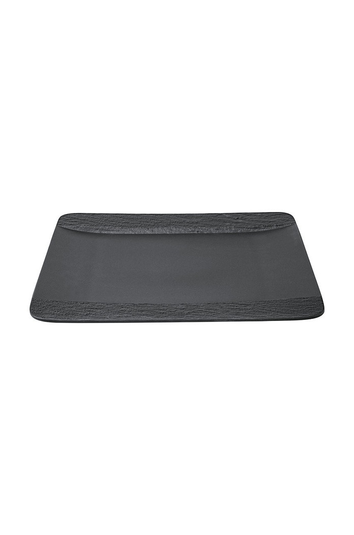 Servirni krožnik Villeroy & Boch Manufacture Rock 20 x 28 cm 1042392610 črna AA00