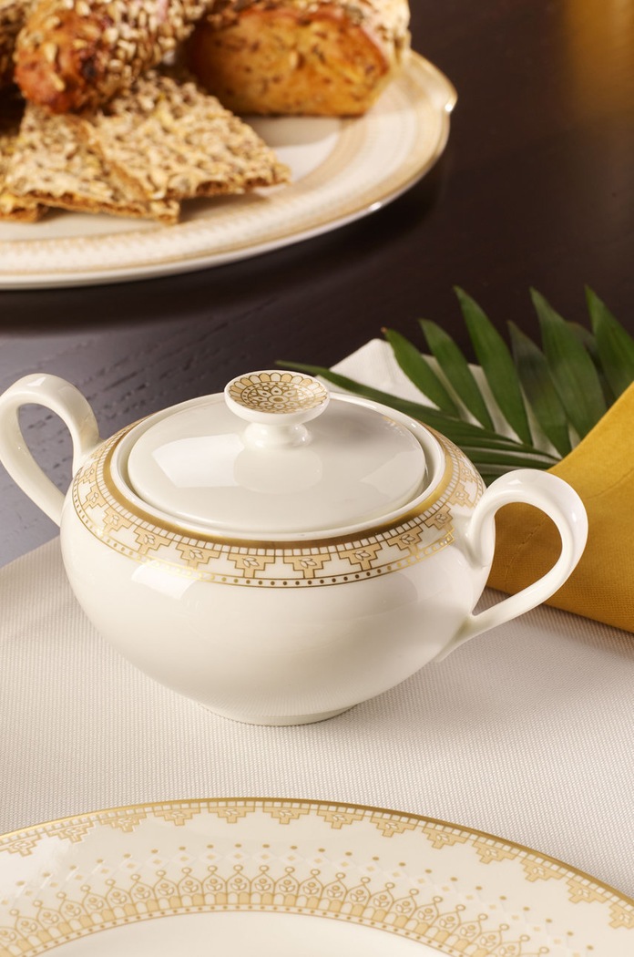Villeroy & Boch sladkornica Samarkand 1046450960 bela AA00