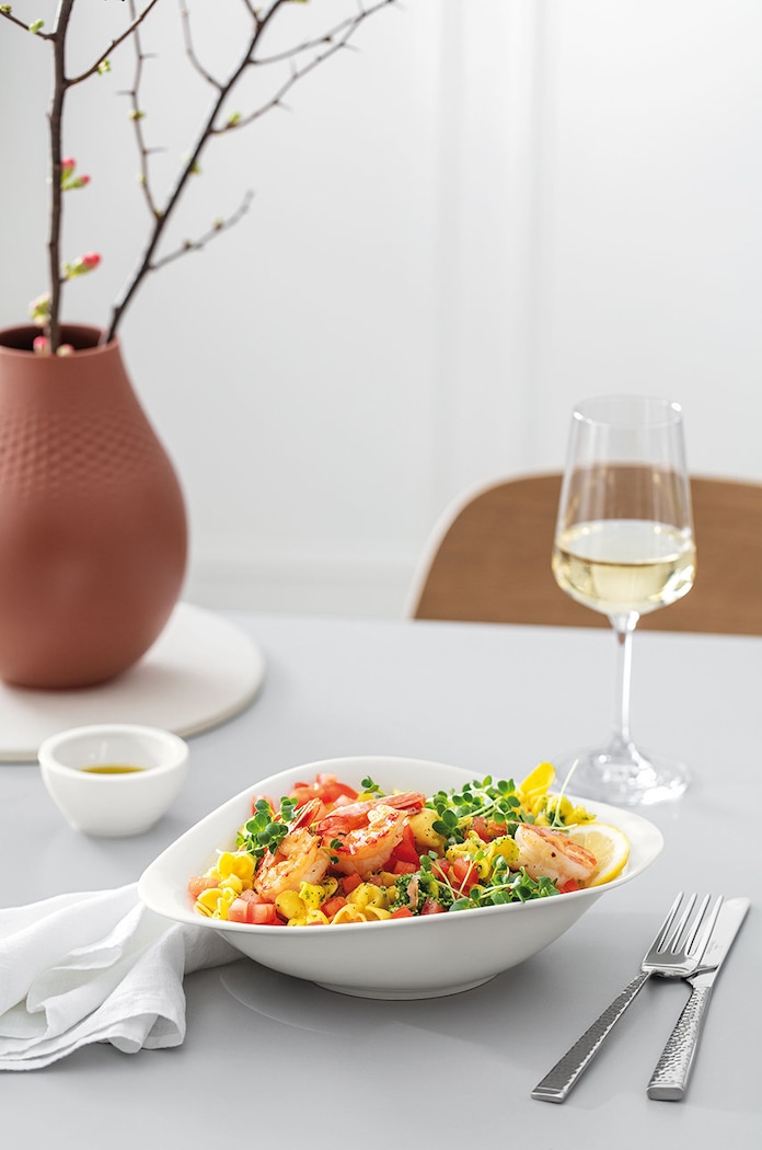 Kuchnia i bar Villeroy & Boch zestaw misek do makaronu Vapiano (2-pack) 1042578472 biały