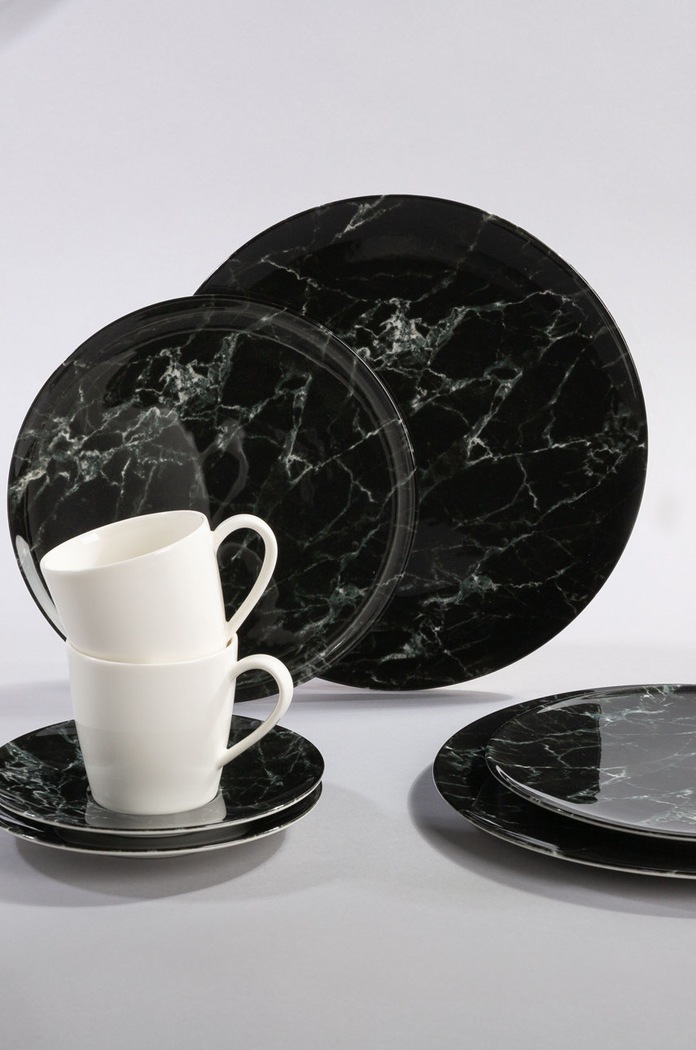 Villeroy & Boch kávéskészlet Marmory (8 db) 1951638856 fekete AA00