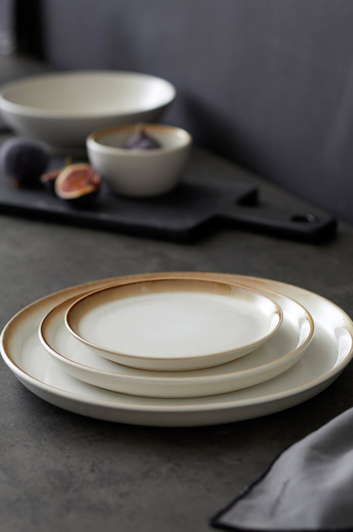 Bucătărie și bar Bitz farfurie de desert Gastro 21 cm 11280 bej