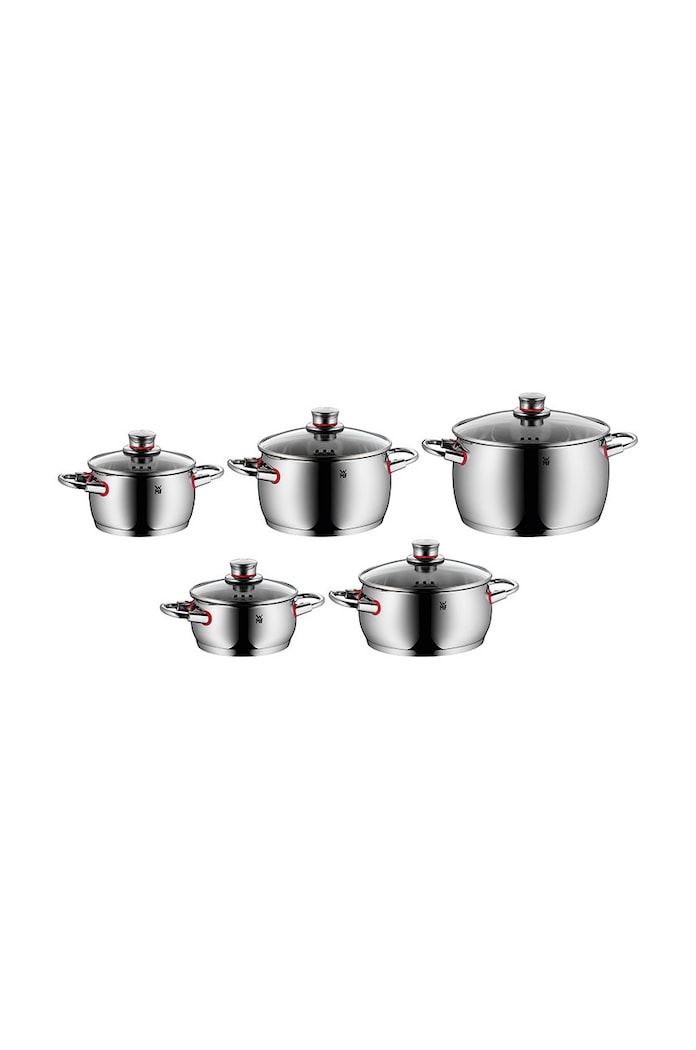 WMF set lonaca s poklopcima Quality One (5-pack) siva 774056380