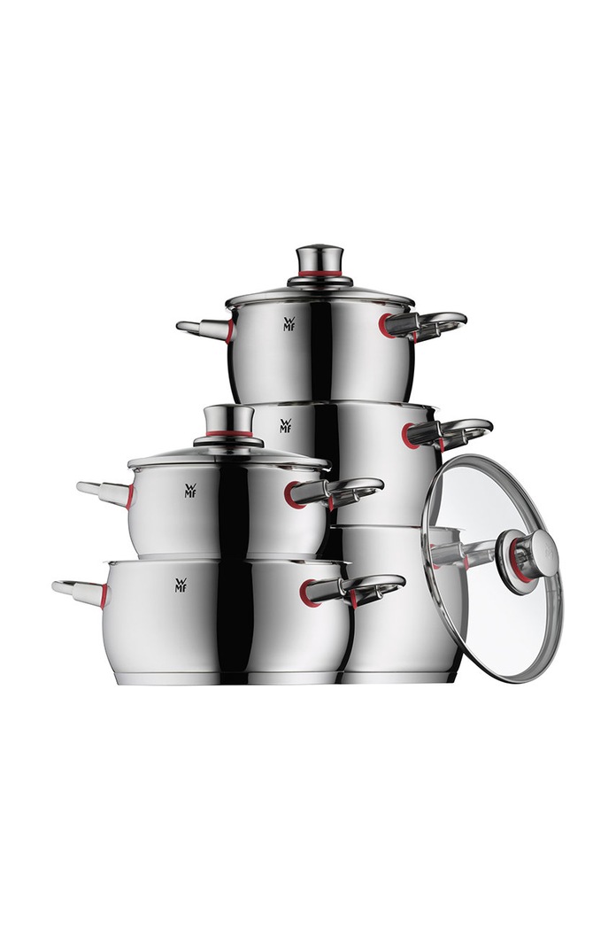WMF set lonaca s poklopcima Quality One (5-pack) 774056380 siva AA00