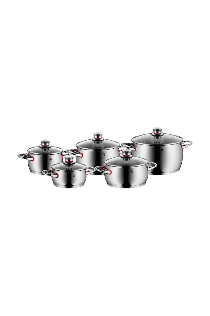 Kuhinja i bar WMF set lonaca s poklopcima Quality One (5-pack) 774056380 siva