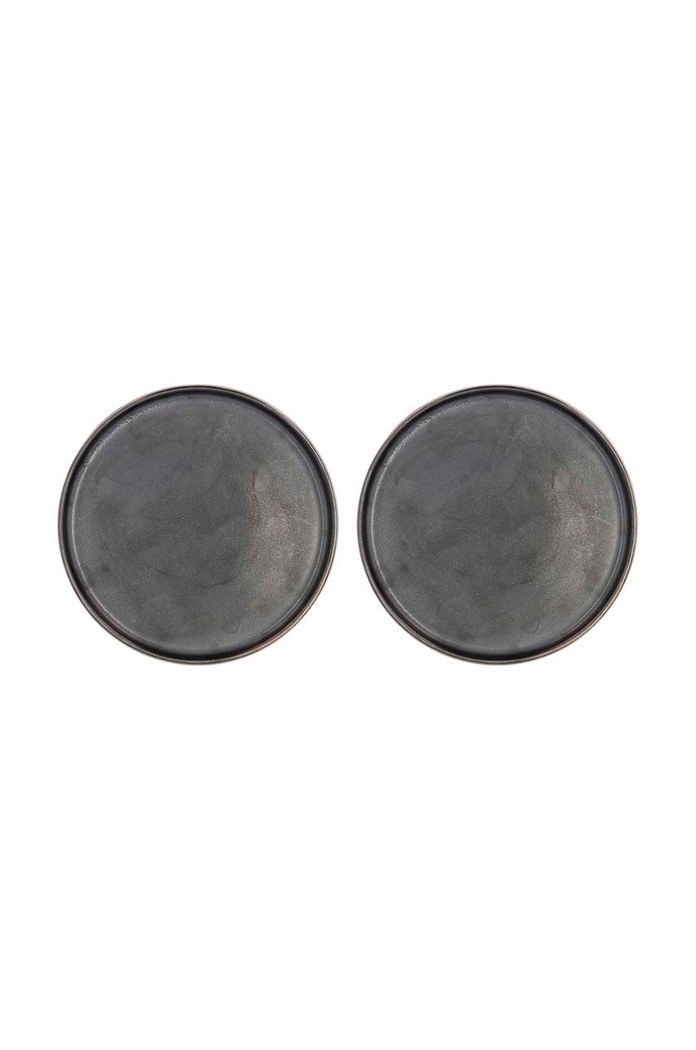 Sada talířů Villa Collection Fjord 2-pack 24608 černá AA00