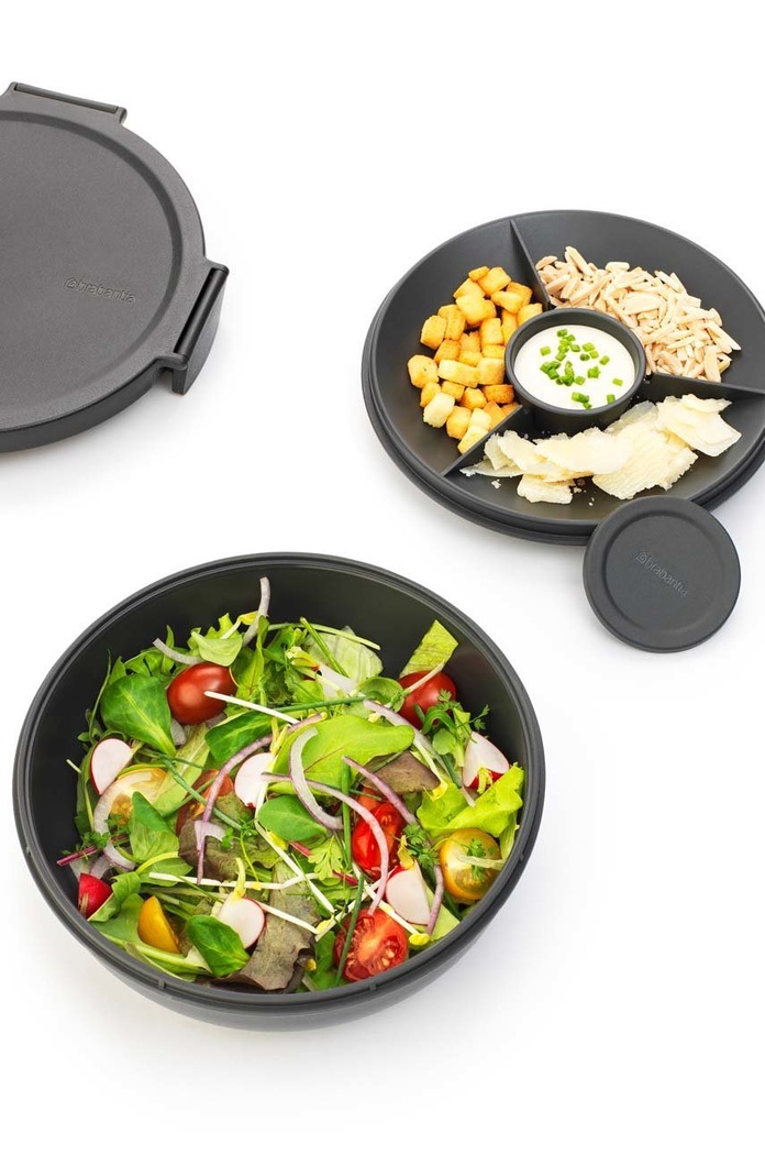Brabantia ciotola per il pranzo Make & Take, 1,3 L 206344 grigio AA00