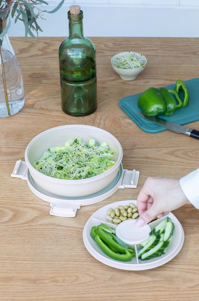 Brabantia ebéd tartó és tál Make & Take, 1,3 L 206368 szürke AA00