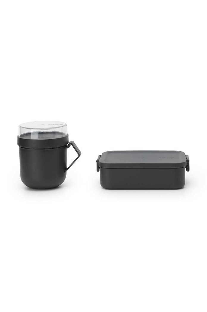 Sada obedových boxov Brabantia Make & Take 2-pak sivá 206665