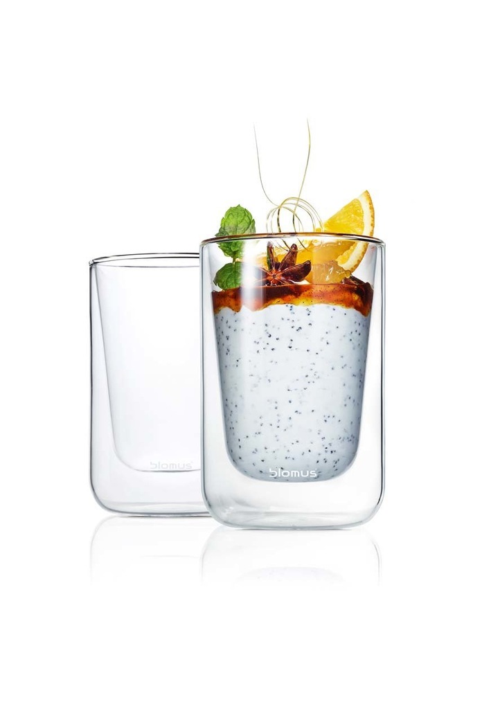 Kuchnia i bar Blomus zestaw szklanek Nero 250 ml 2-pack B63654 multicolor