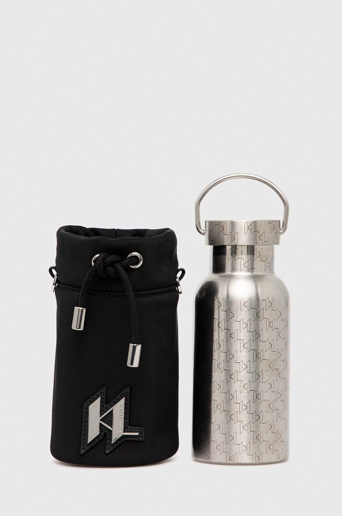 Karl Lagerfeld palack tartóval fekete 221W391099900