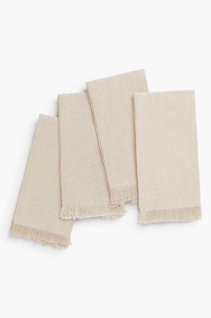 Calma House zestaw serwetek bawełnianych Servilleta 4-pack multicolor LAYER.45S.CRU