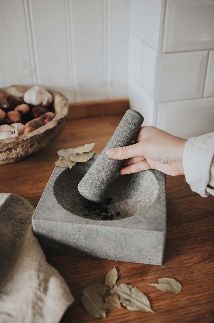 Хаванче с пестик Dorre Mortar Granite многоцветен 5.8839