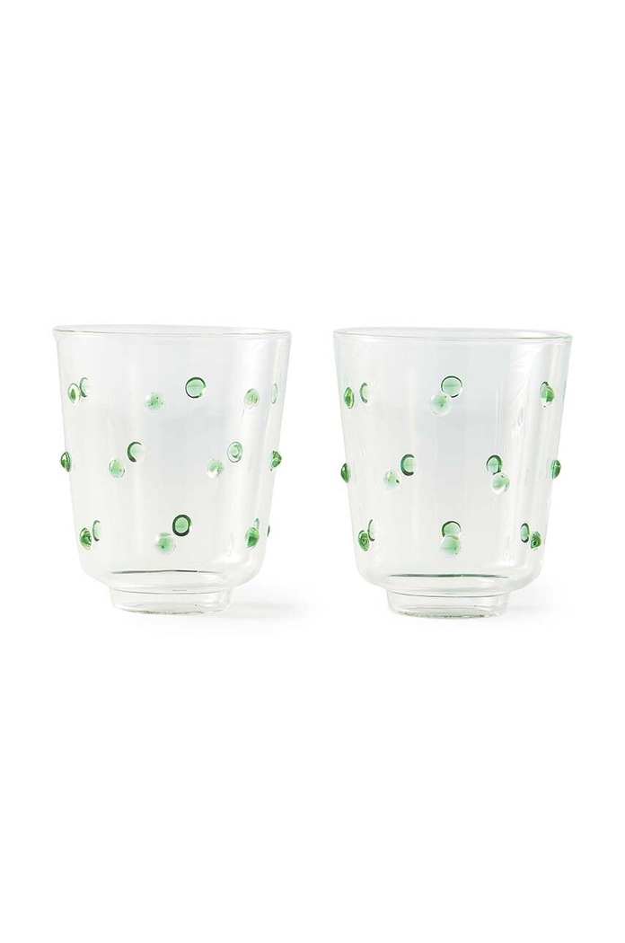 Pols Potten zestaw szklanek 300 ml 2-pack zielony 140.230.148