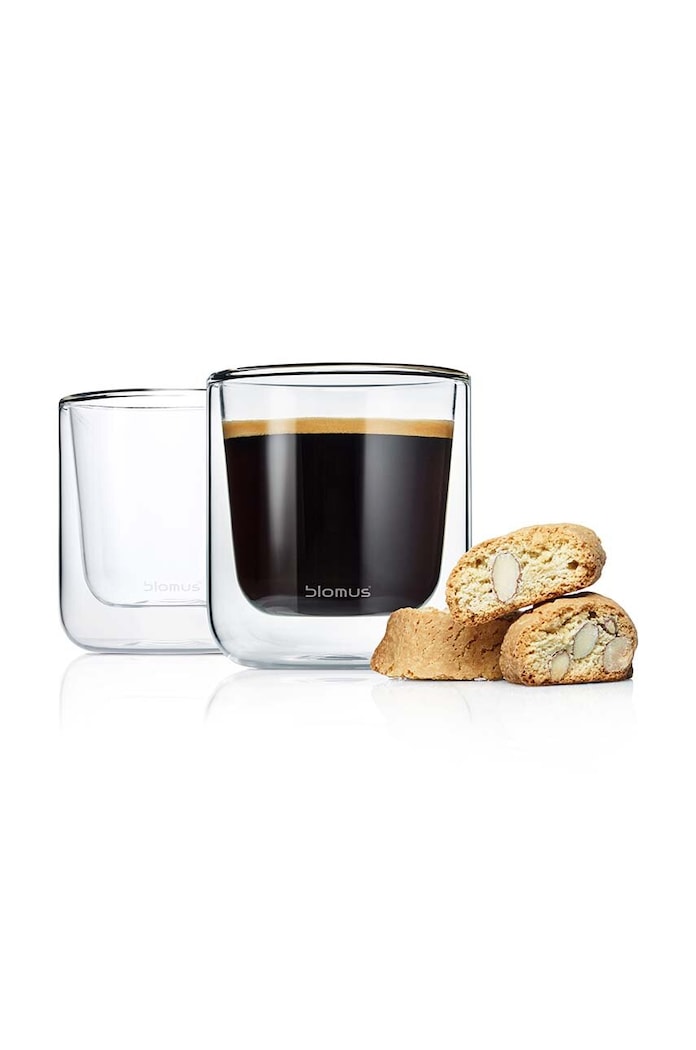 Kuchyňa a bar Sada pohárov Blomus Nero 200 ml 2-pak B63653 viacfarebná