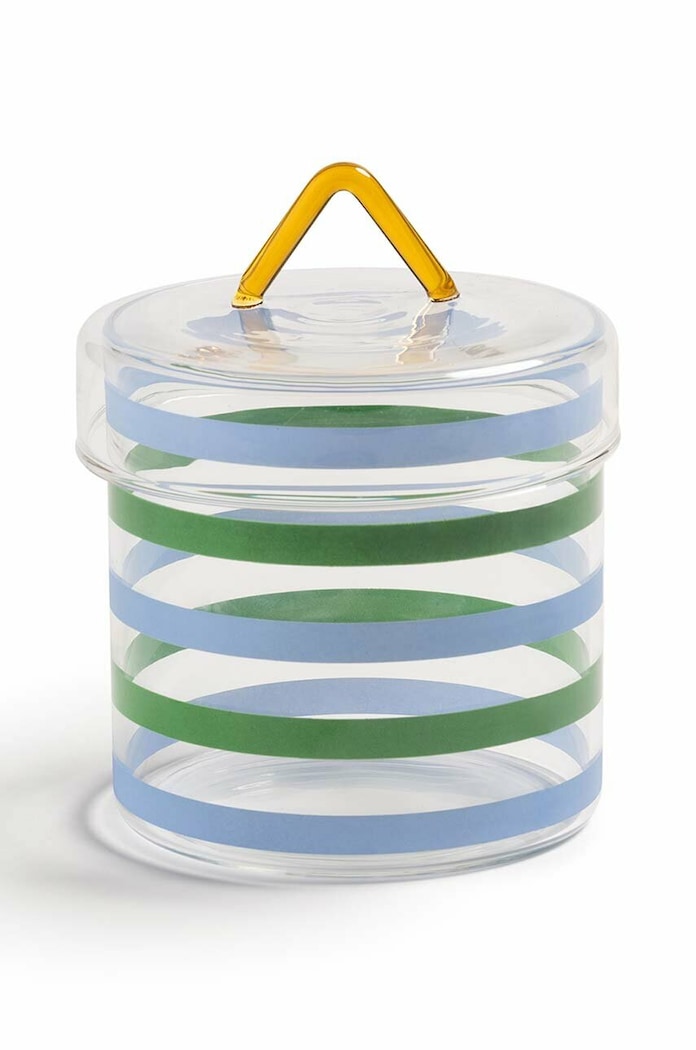 Кутия с капак &k amsterdam Jar Stripy многоцветен 1441.08