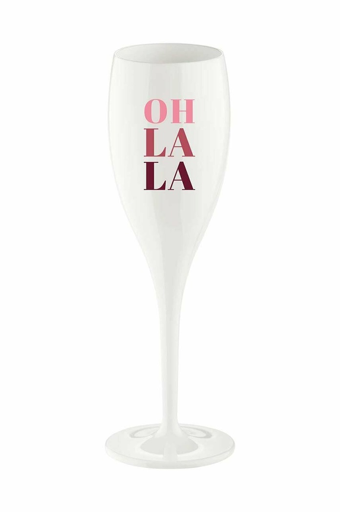 Koziol Комплект чаши за шампанско Koziol Cheers 100 ml (6 броя) бял 3920525