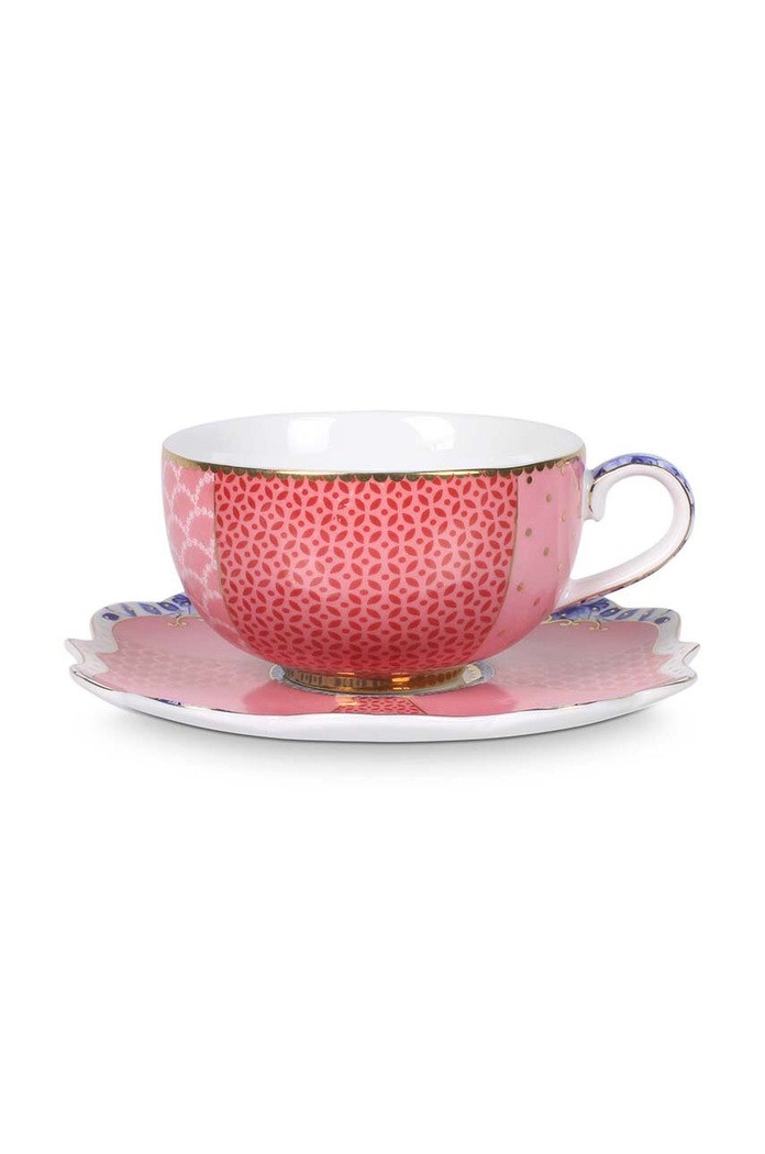 Pip Studio filiżanka ze spodkiem Royal Multi 125 ml multicolor 51.004.026
