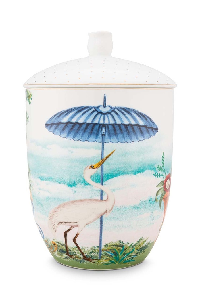 Pip Studio tartály fedővel Jolie Heron többszínű 51.009.031