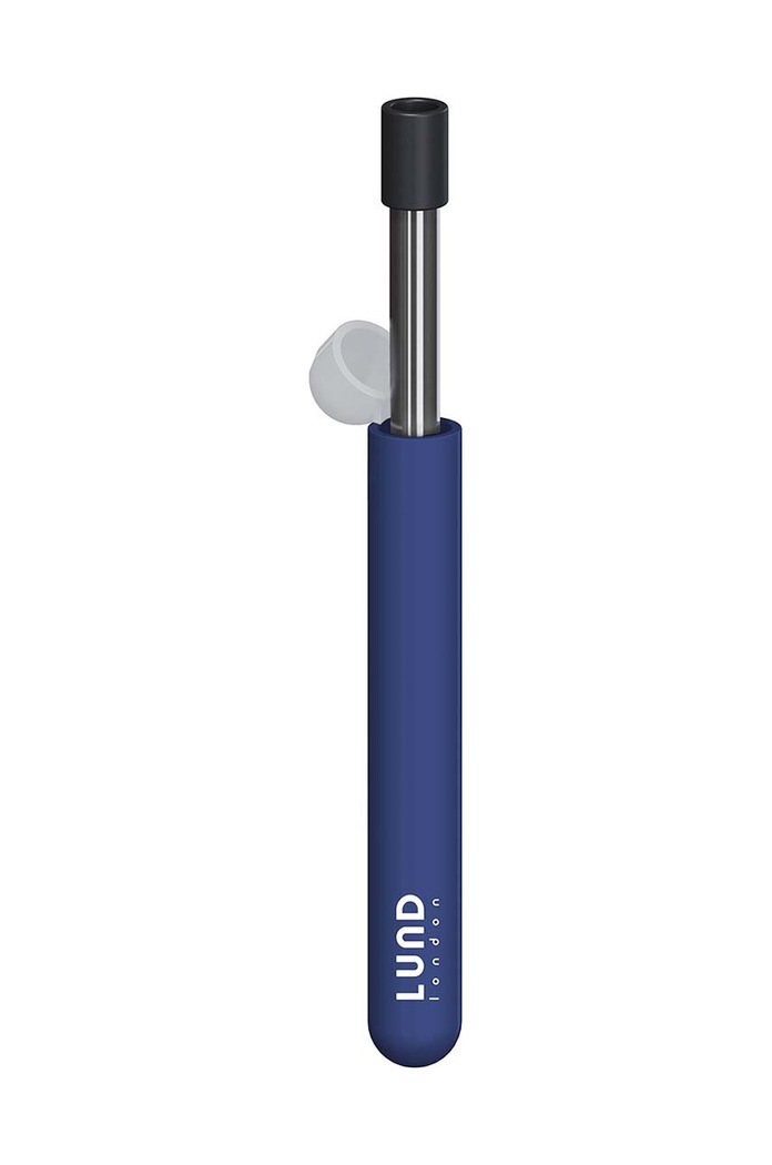 Lund London cannuccia telescopica con custodia LL.7138 blu navy AA00