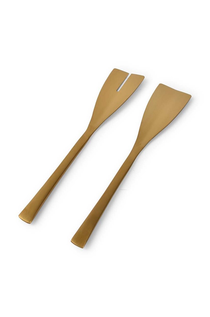 Žlice za salatu Salt&Pepper Equip 2-pack zlatna 823470