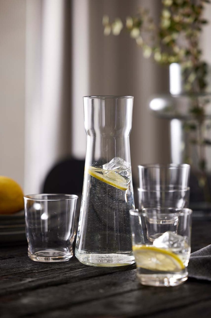 Set karafy a sklenic na vodu Lyngby Lissabon 1 L / 350 ml 5-pack 15767