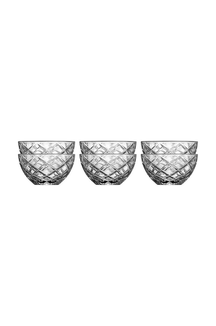 Sada misek Lyngby Diamond 6-pack průhledná 25881