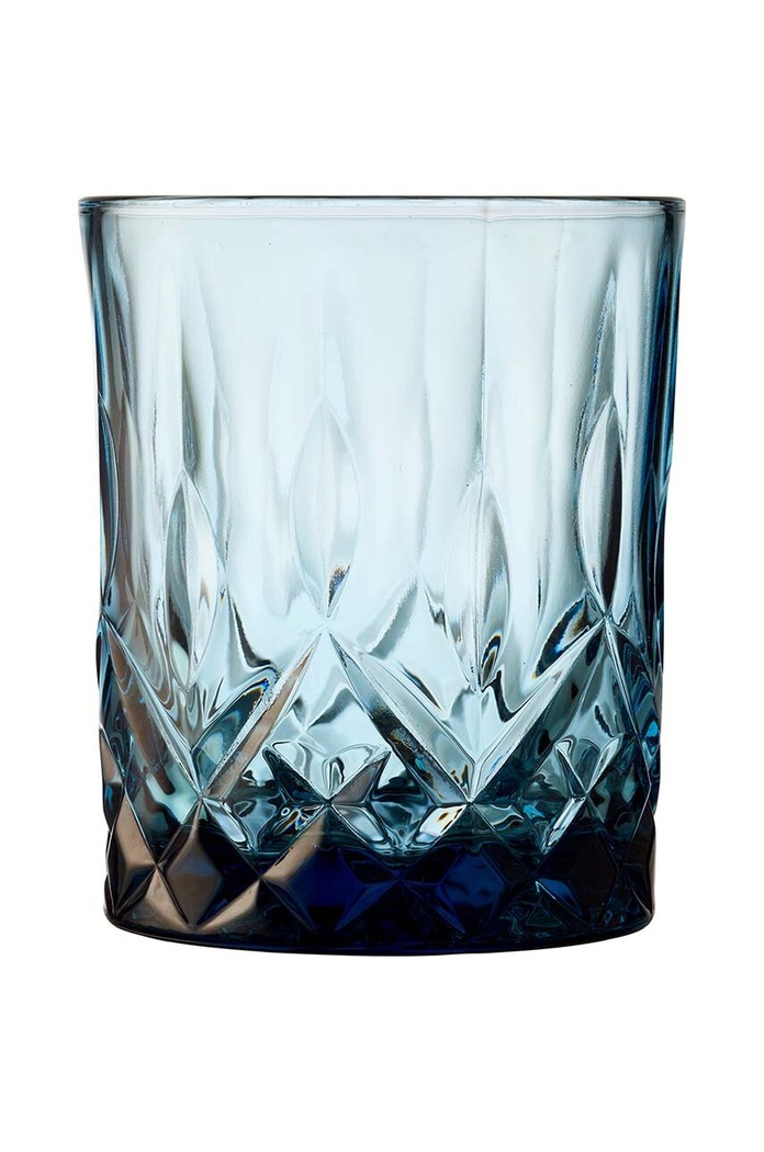 Lyngby Glas whiskys pohár készlet Sorrento 320 ml 4 db 27732 kék AA00