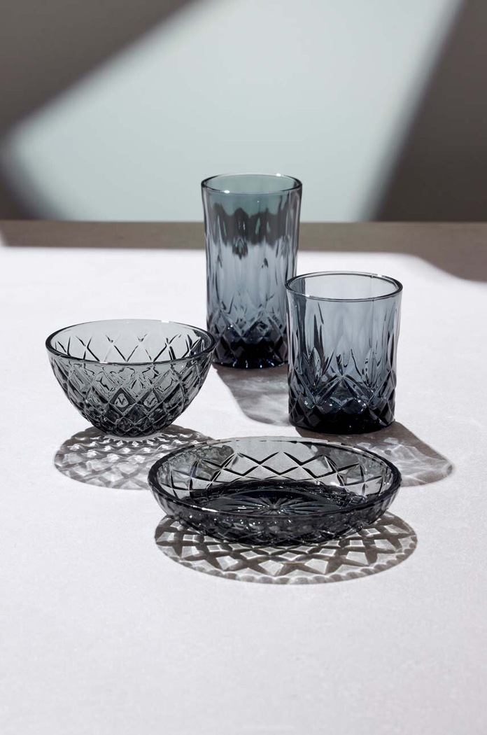 Sada dezertných tanierov Lyngby Sorrento 16 cm 27801 sivá