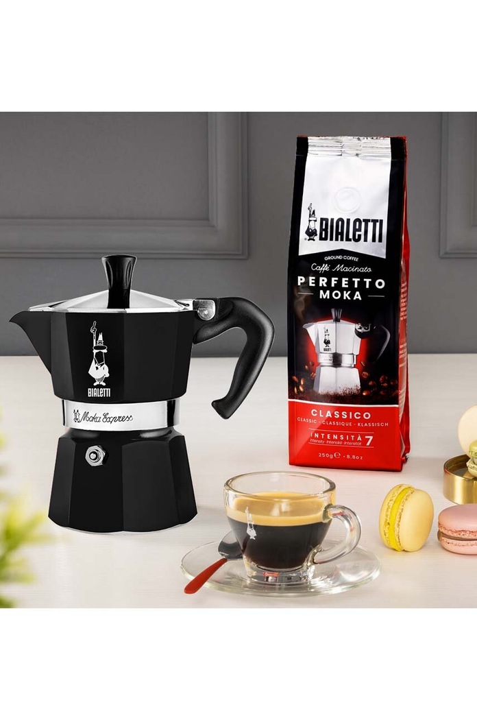 Bucătărie și bar Bialetti ibric de cafea Moka Express 6tz 502020006 negru