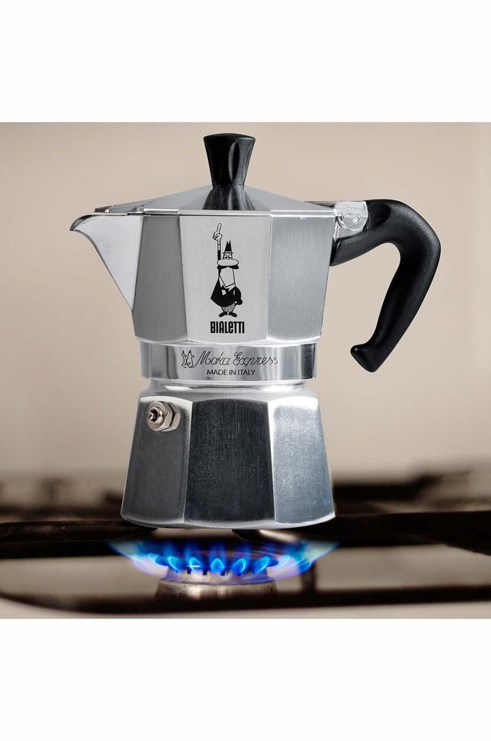 Bialetti kawiarka Moka Express 3tz 502020015 szary AA00