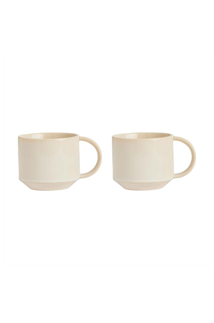 OYOY set tazze Yuka pacco da 2 beige L300601