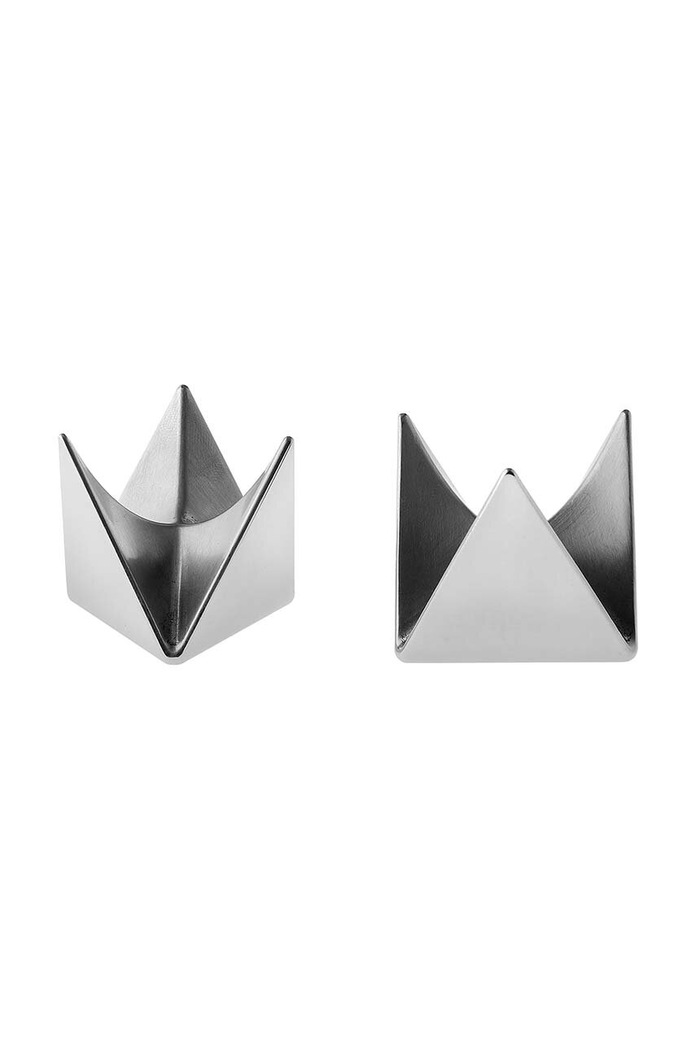 Alessi set de pahare pentru ou Roost 2-pack gri AGO01
