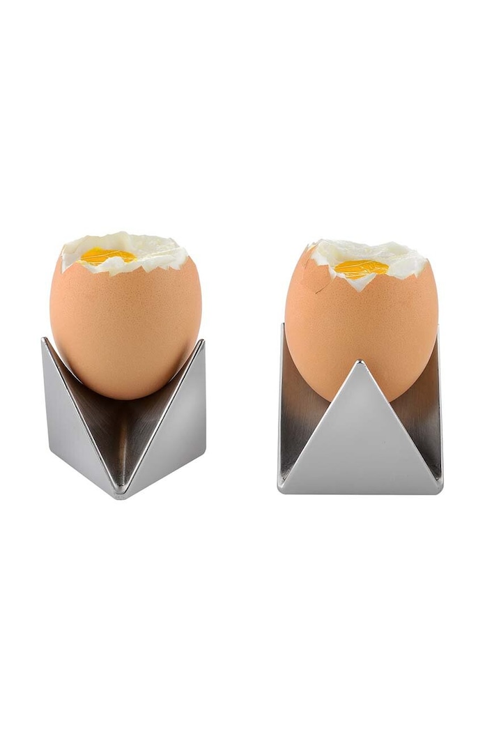Alessi set de pahare pentru ou Roost 2-pack AGO01 gri