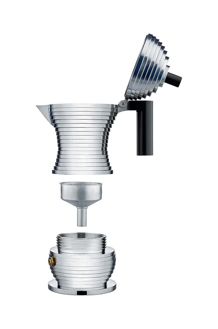 Konvice na kávu Alessi Pulcina 1 tz MDL02.1.B šedá AA00