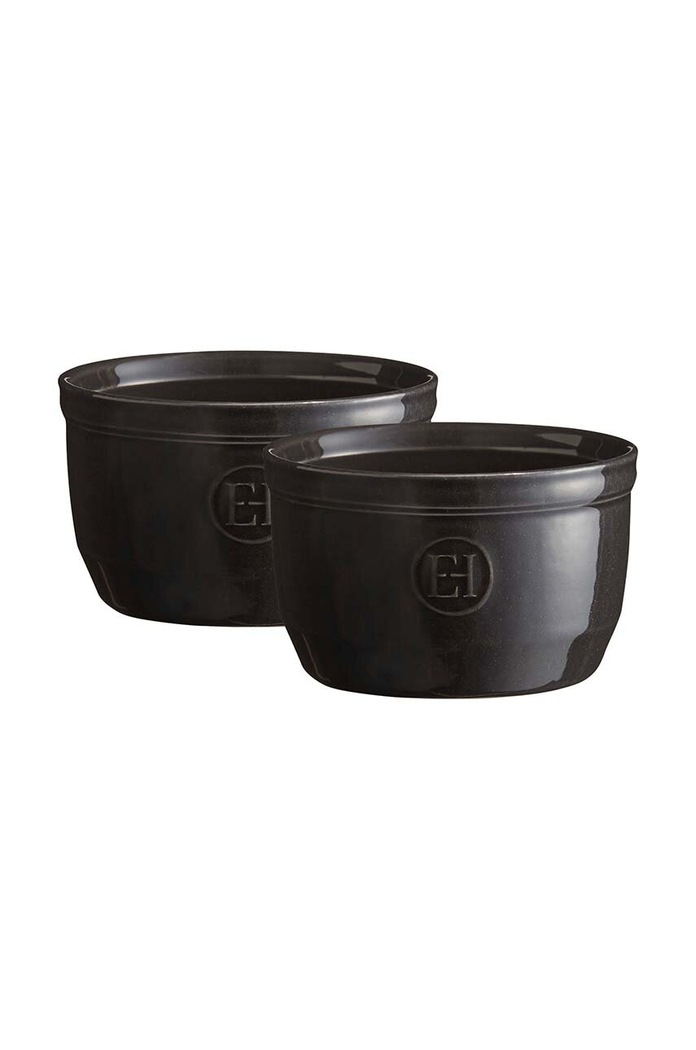 Emile Henry Vas de copt 2-pack negru EH794010